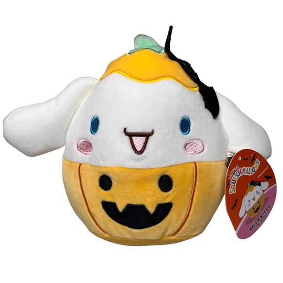 Squishmallows Sanrio Cinnamaroll Pumpkin 8" Halloween Plush Toy - Picture 1 of 3